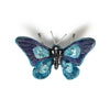 Blue Patterned Butterfly by Tilnar Art Blue Patterned Butterfly by Tilnar Art