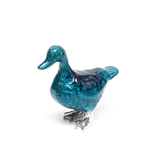 Brushed Small Blue Duck by Tilnar Art