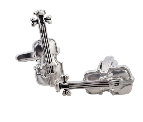 Musical Violin Cufflinks