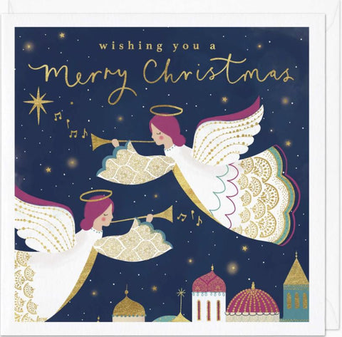 Christmas Musical Angels Christmas Card