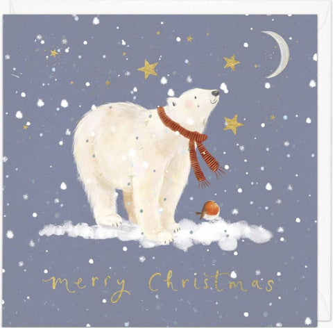 Peter the Polar Bear Christmas Card