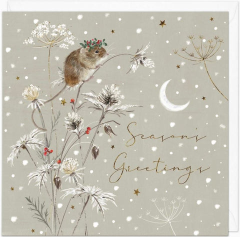 Dormouse Christmas Card