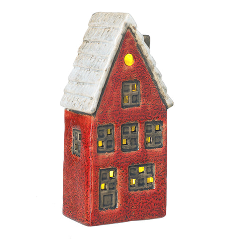 Heaven Sends Red Light Up House