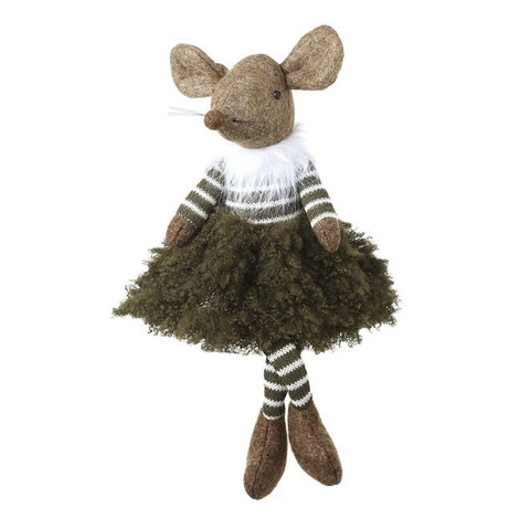 Heaven Sends Mouse in Green Fluffy Skirt
