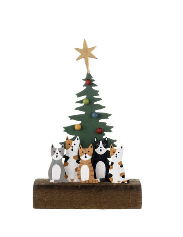 Cats Singing Carols Christmas Decoration from Shoeless Joe