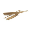 Pom Gold Plated Elegant Scratched Drop Earrings Pom Gold Plated Elegant Scratched Drop Earrings
