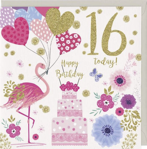 16 Today Birthday Greetings Card