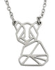 Annie Oak Panda Geometric Necklace in Silver Annie Oak Panda Geometric Necklace in Silver