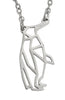Annie Oak Penguin Geometric Necklace Silver Annie Oak Penguin Geometric Necklace Silver