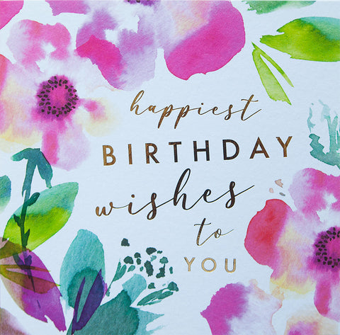 Happiest Birthday Wishes Greeting Card