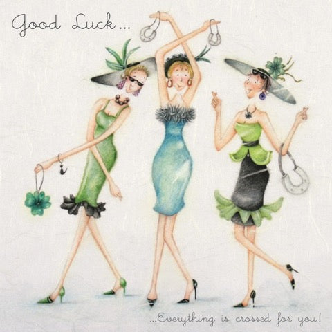 Good Luck....  Greeting Card from Berni Parker