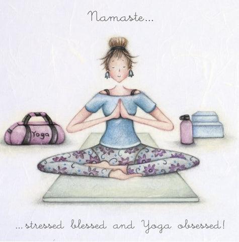Namaste Greeting Card from Berni Parker