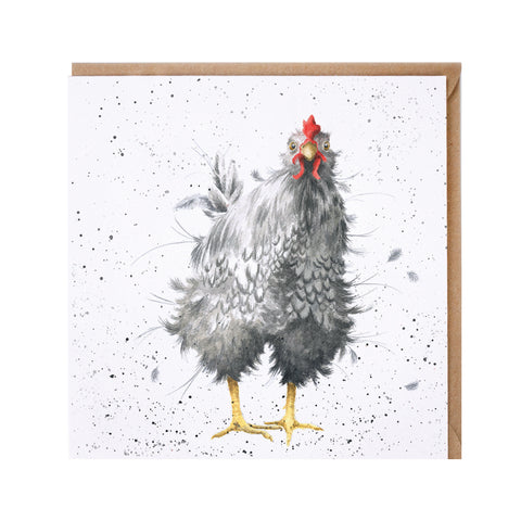 Curious Hen Greeting Card from Wrendale