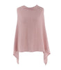 Italian Wool/Cashmere Candy Pink Poncho from Cadenza 2