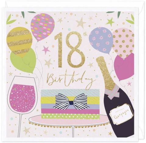 Celebrate 18th Birthday Card