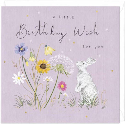 A Little Birthday Wish for You Greeting Card