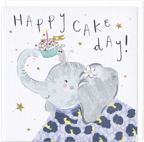 Happy Cake Day Birthday Greeting Card