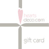 Hearts Deco Gift Card Hearts Deco Gift Card
