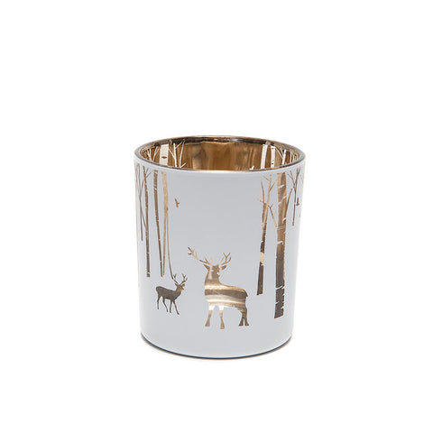 Heaven Sends Silver Stag Tree T-Light Holder