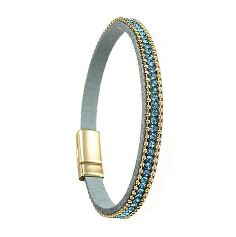 Hot Tomato The Finer Things that Sparkle Bracelet Turquoise Shimmer