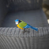 Small Metal Blue Tit on chair Small Metal Blue Tit on chair