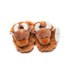 Jomanda Highland Coo Baby Slippers top view Jomanda Highland Coo Baby Slippers top view