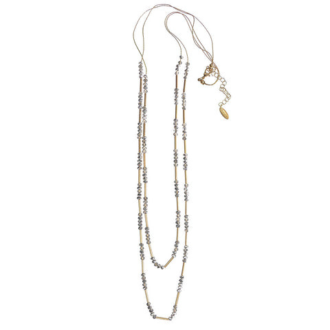 Hot Tomato Layered Twin Crystals on Slip Chain in Worn Gold