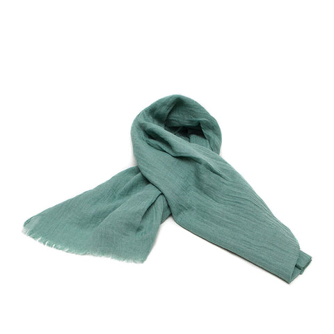 Plain Green Scarf