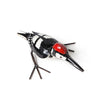 Metal Standing Lesser Spotted Woodpecker garden ornament Metal Standing Lesser Spotted Woodpecker garden ornament