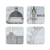 London Landmarks Coasters from Linescapes London Landmarks Coasters from Linescapes