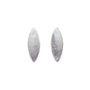 Hot Tomato Ellipse Stud Earrings in Worn Silver Finish Hot Tomato Ellipse Stud Earrings in Worn Silver Finish