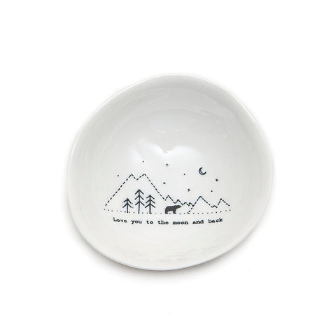 East of India Glazed Medium Porcelain