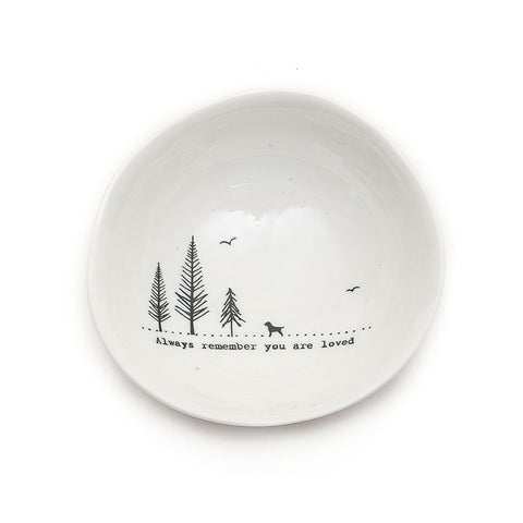East of India Glazed Medium Porcelain