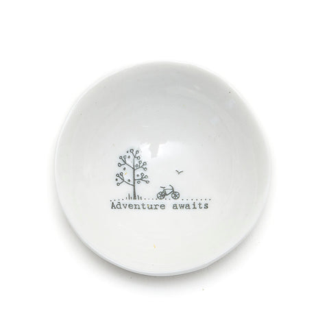 East of India Glazed Small Porcelain