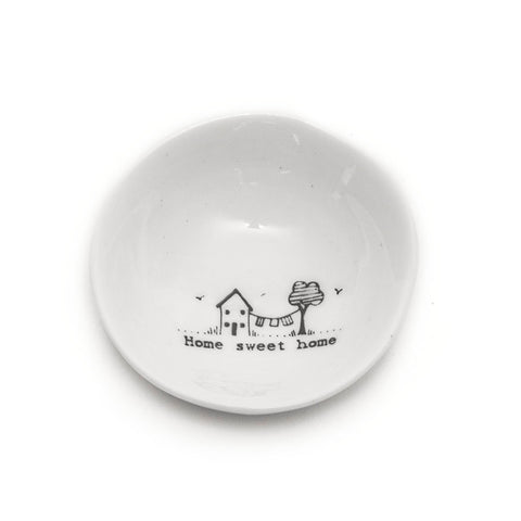 East of India Glazed Small Porcelain