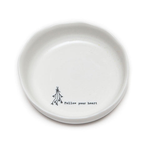 East of India Glazed Medium Wobbly Porcelain