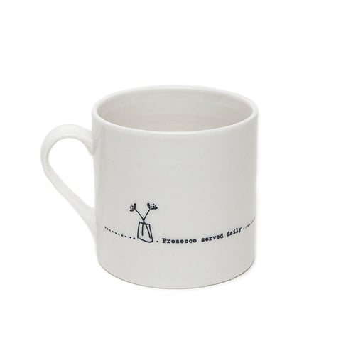 East of India Wobbly Mug - Prosecco Served Daily