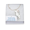 Angel Ceramics  Glazed Ceramic Bunny and Star Necklace box Angel Ceramics  Glazed Ceramic Bunny and Star Necklace box