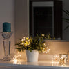 Starburst Decorative LED Battery Powered Light Chain closeup Starburst Decorative LED Battery Powered Light Chain closeup