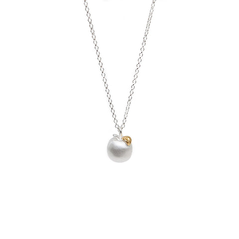 Christin Ranger 'Apple of My Eye' Silver and Gold Pendant