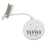 East of India 'Let it Snow' Flat Ceramic Bauble East of India 'Let it Snow' Flat Ceramic Bauble
