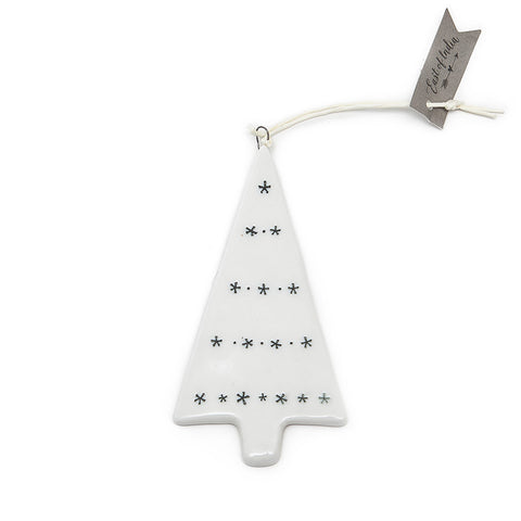 East of India  Ceramic Christmas Tree reverse
