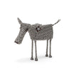 Sarah Jane Brown Knitted Wire Cow Sculpture three quarters view Sarah Jane Brown Knitted Wire Cow Sculpture three quarters view