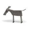 Sarah Jane Brown Knitted Wire Cow Sculpture side view Sarah Jane Brown Knitted Wire Cow Sculpture side view