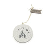 East of India Glazed Ceramic 'Winter Wonderland' Bauble reverse East of India Glazed Ceramic 'Winter Wonderland' Bauble reverse