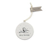East of India Ceramic Flat Disc 'Merry Christmas' Robin Decoration East of India Ceramic Flat Disc 'Merry Christmas' Robin Decoration