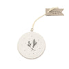 East of India Ceramic Flat Disc 'Merry Christmas' Decoration reverse East of India Ceramic Flat Disc 'Merry Christmas' Decoration reverse