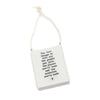 East of India Glazed Ceramic Mini Hanging Frame 'Happiness' reverse East of India Glazed Ceramic Mini Hanging Frame 'Happiness' reverse