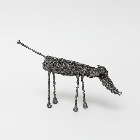 Sarah Jane Brown Knitted Wire Standing Dog