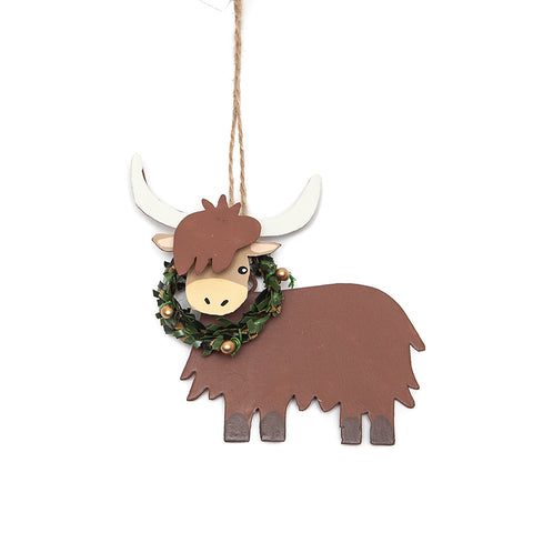 Tin Highland Coo from Shoeless Joe